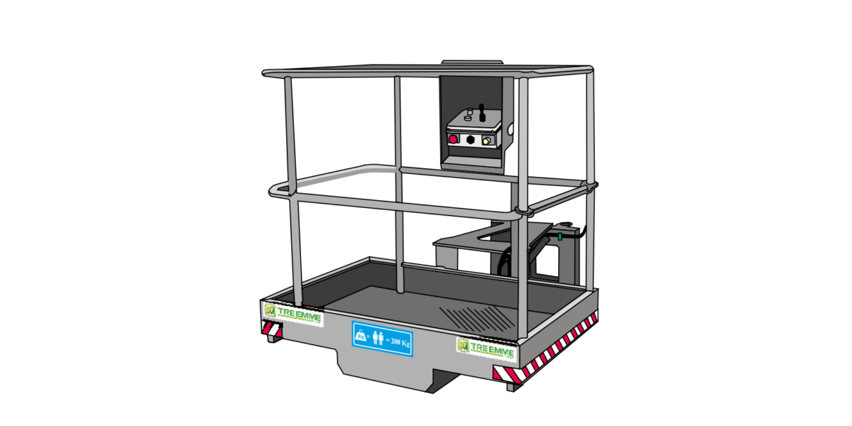 Vaste werkkooi B=1,2 m