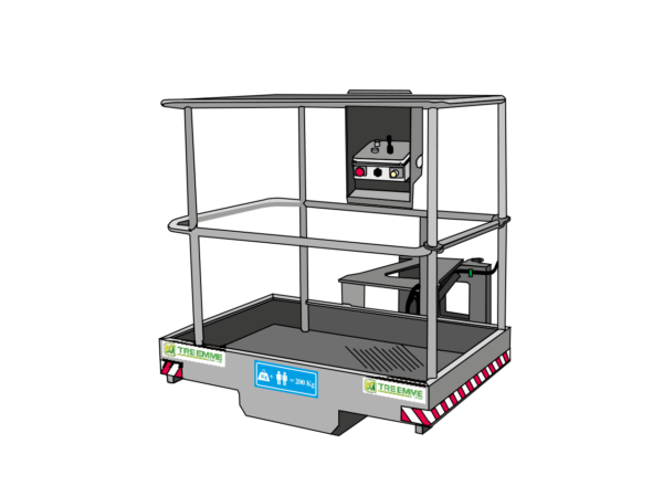 Vaste werkkooi B=1,2 m